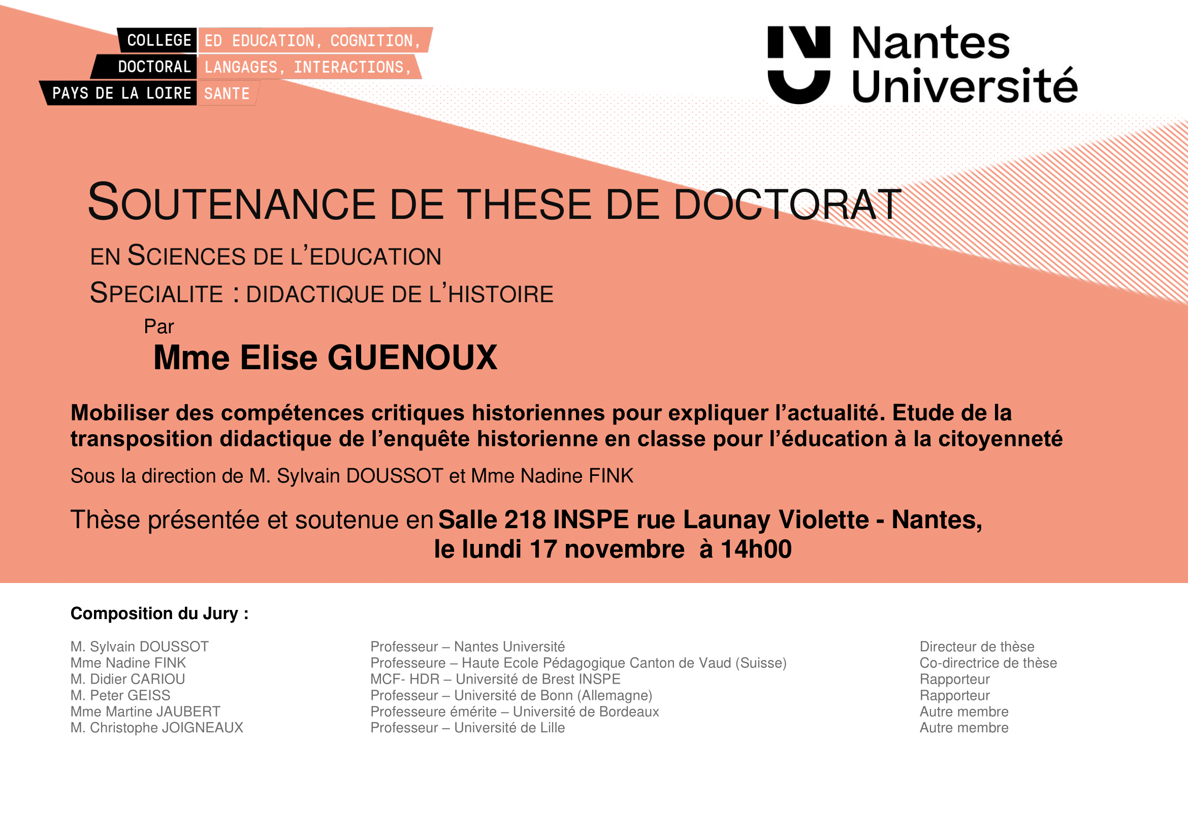 soutenance Elise Guenoux 