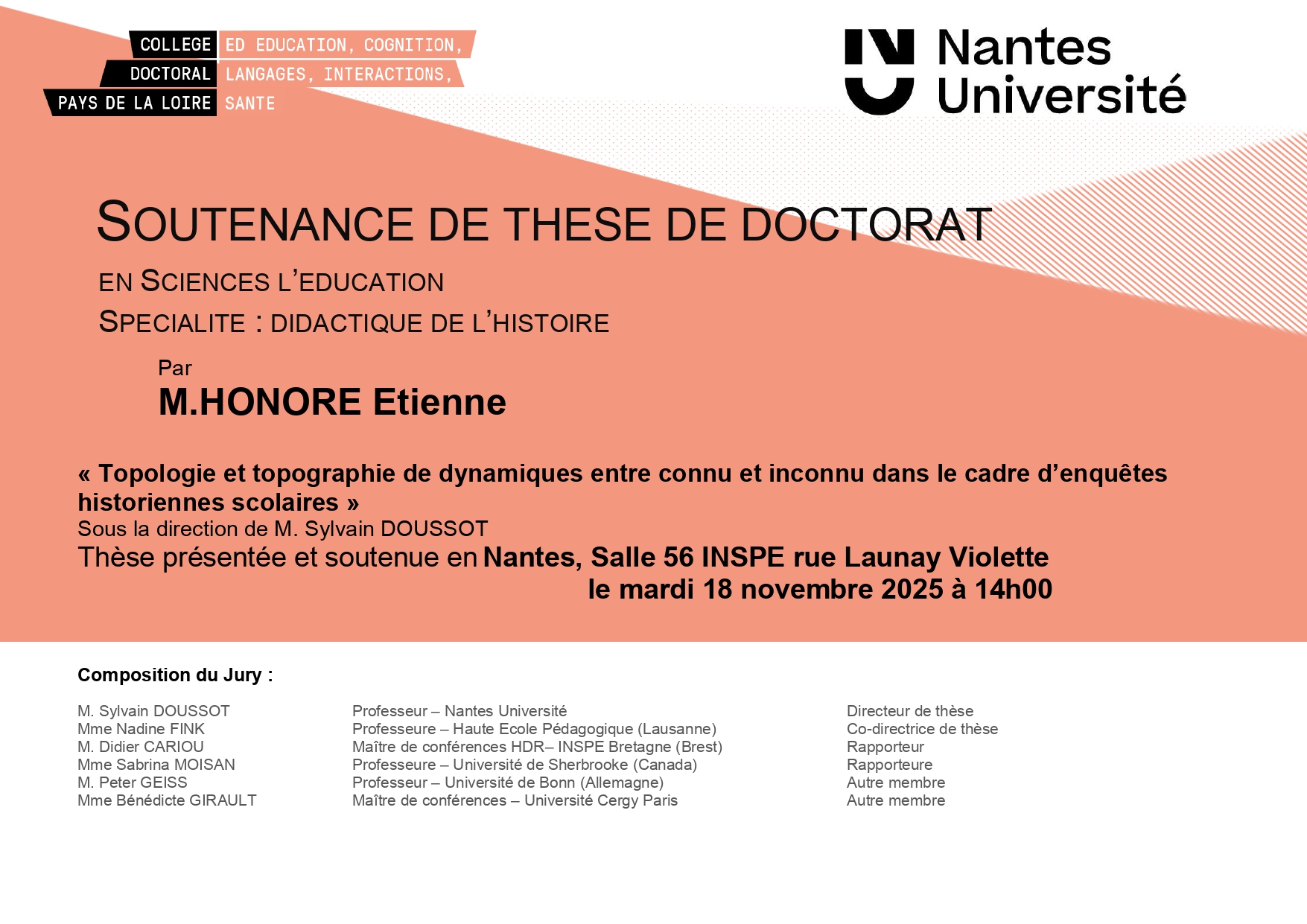 soutenance Honoré Etienne