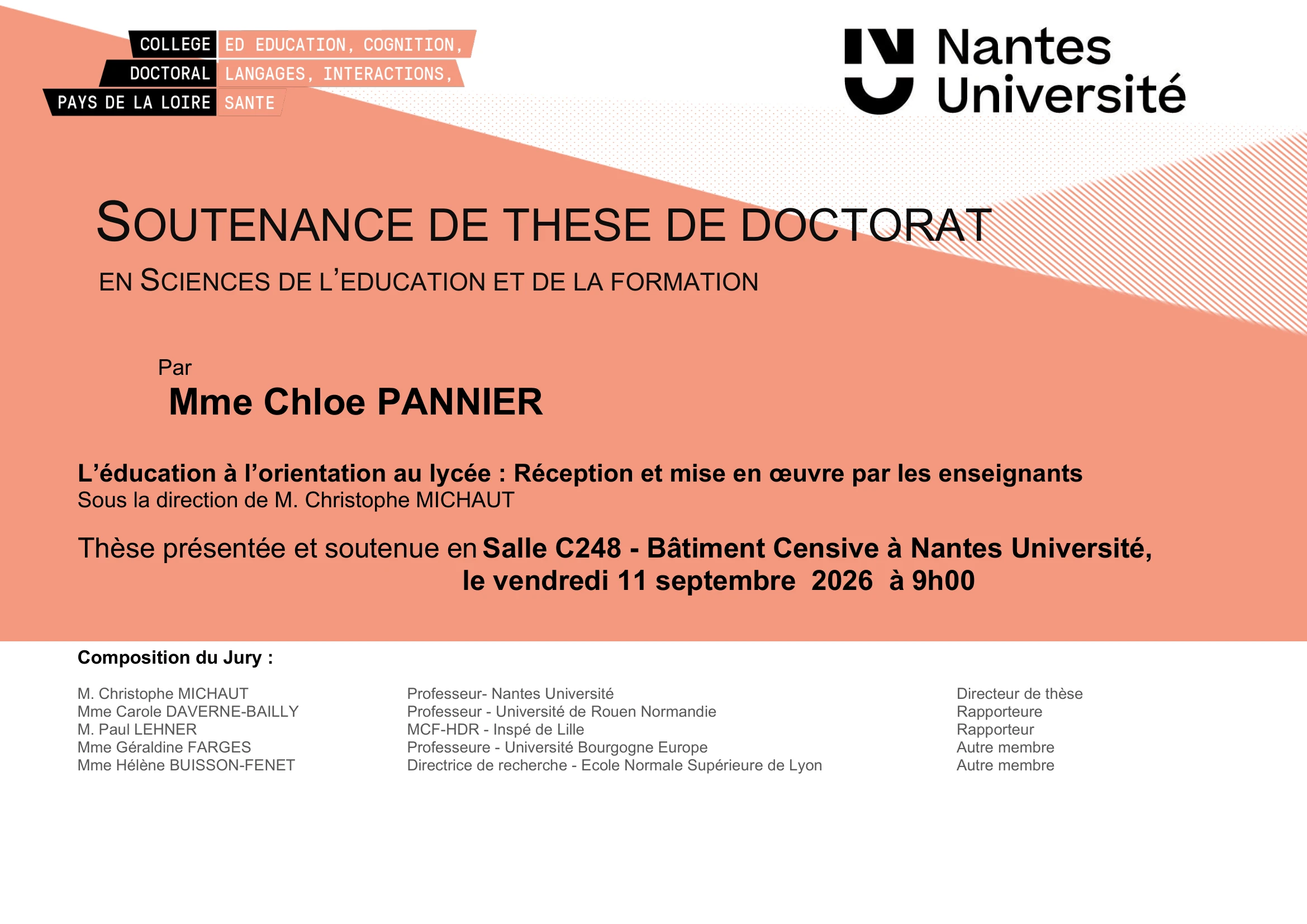 soutenance chloé pannier